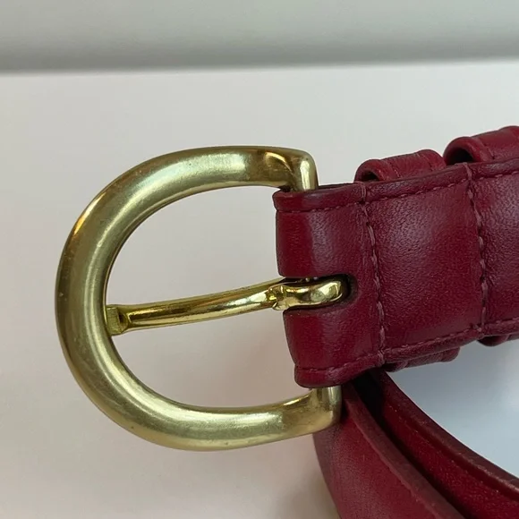 COACH Vintage Leather Belt Size M - Picture 5 of 11